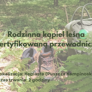 Rodzinna kąpiel leśna